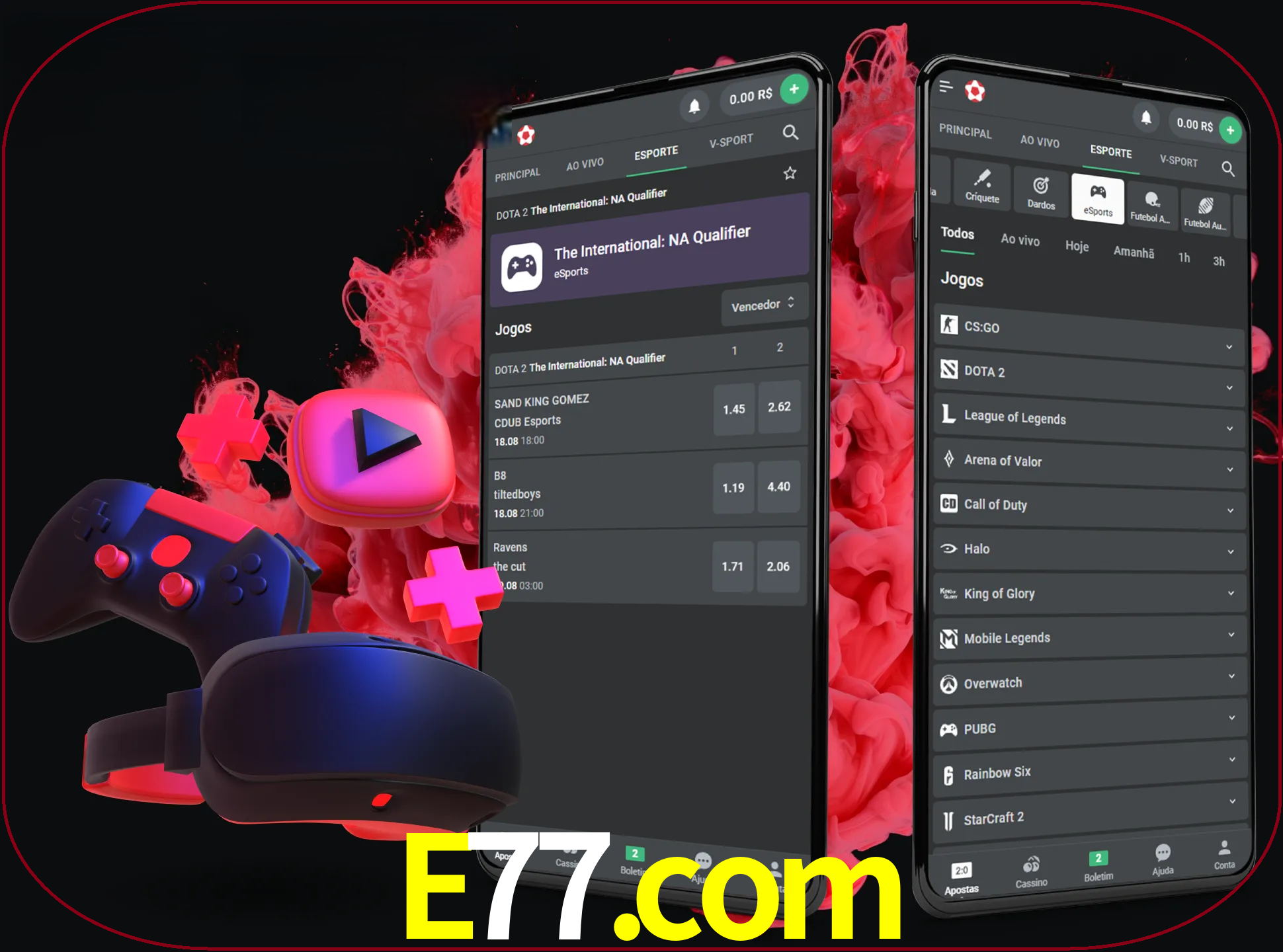 Para ter a aplicação móvel e77 no seu smartphone, basta descarregar o ficheiro apk e seguir as instruções.