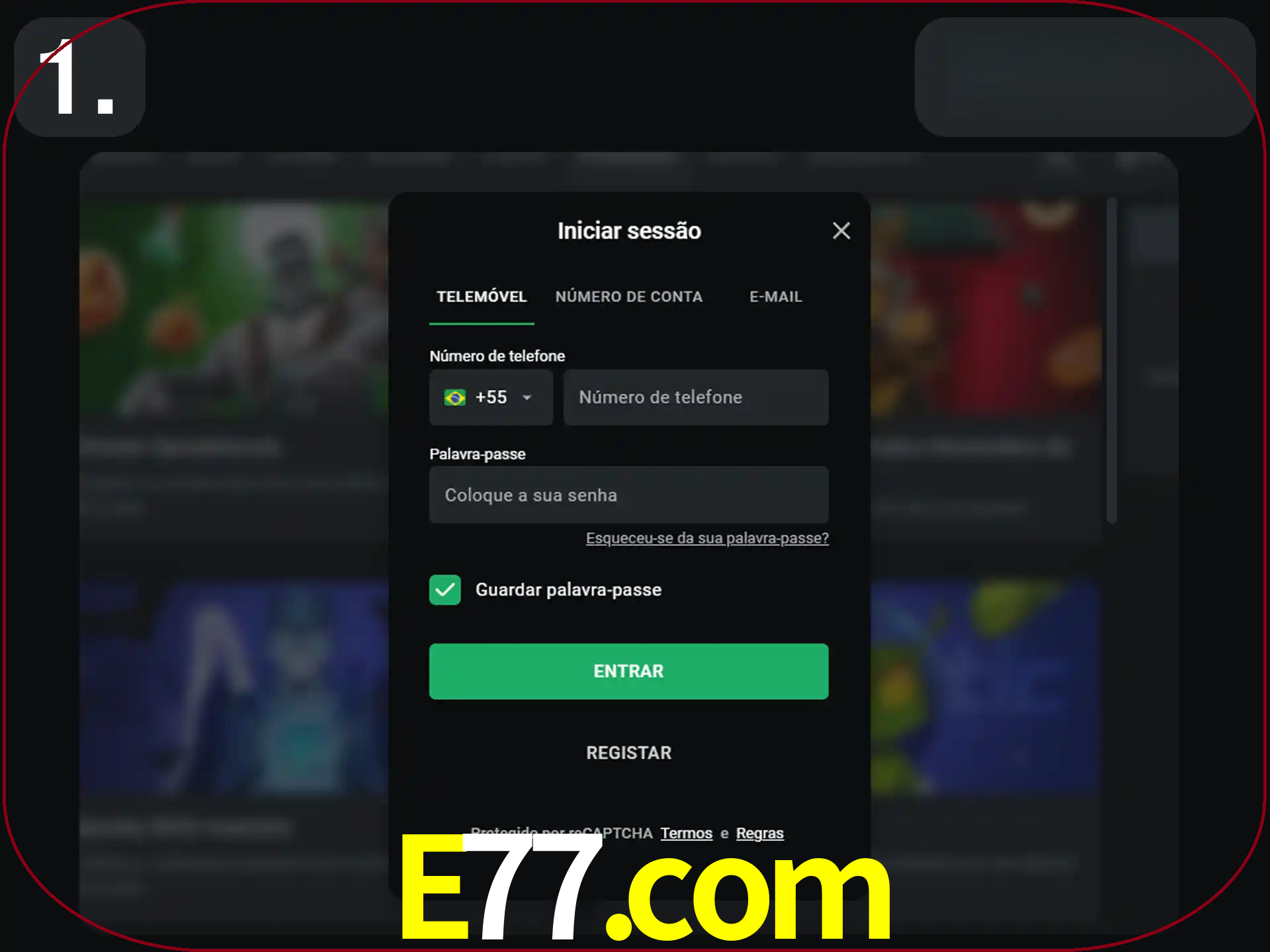 Acesse o site.