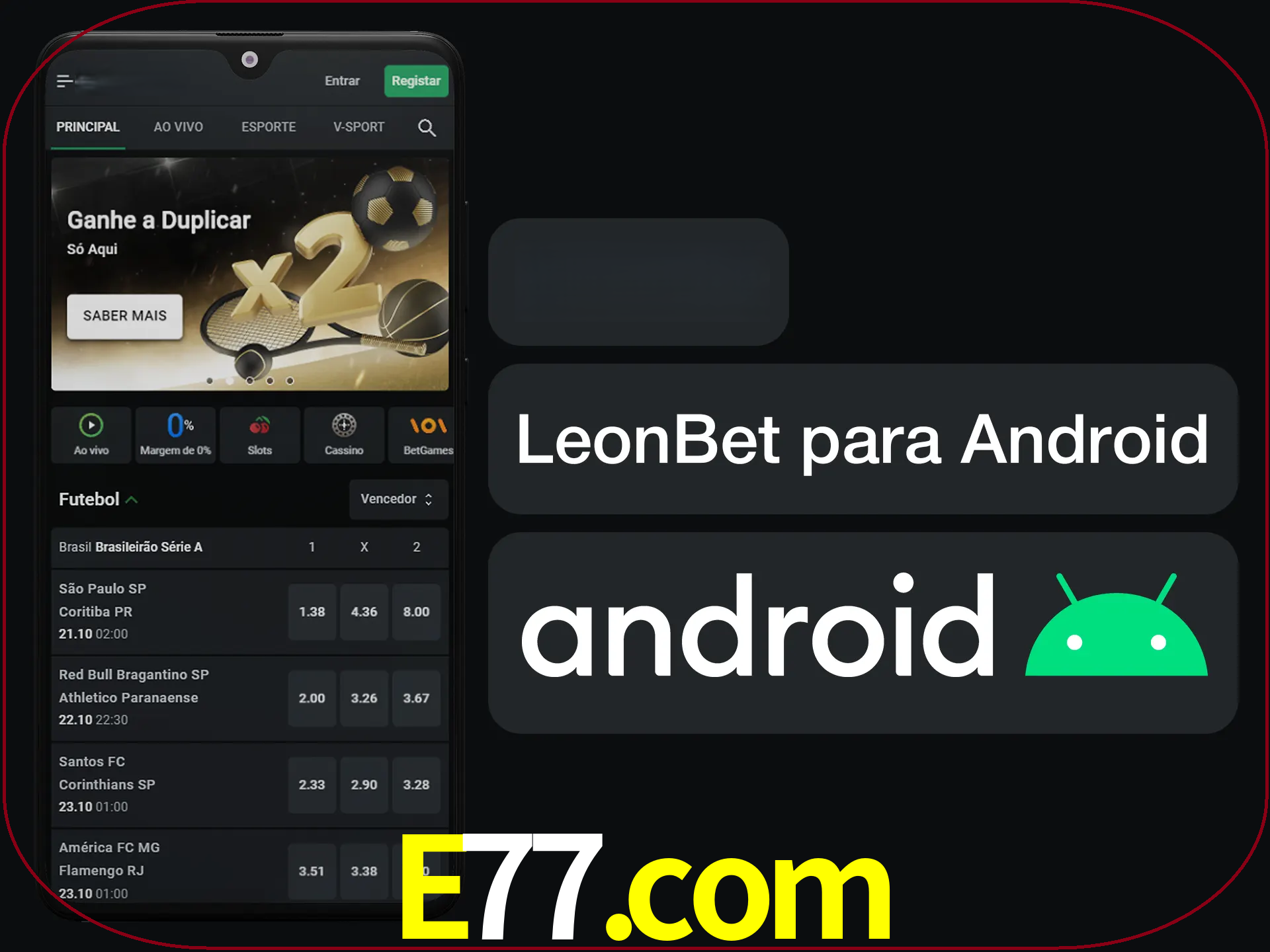 Adquira sua versão poket de LeonBet.